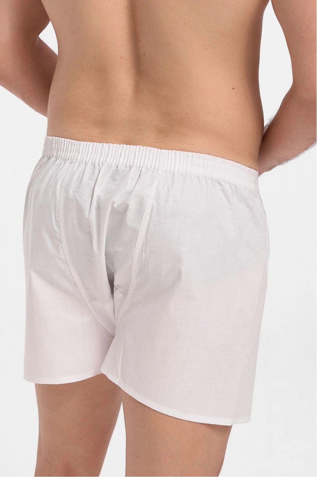 Mens Fabric Boxers MASCOT White