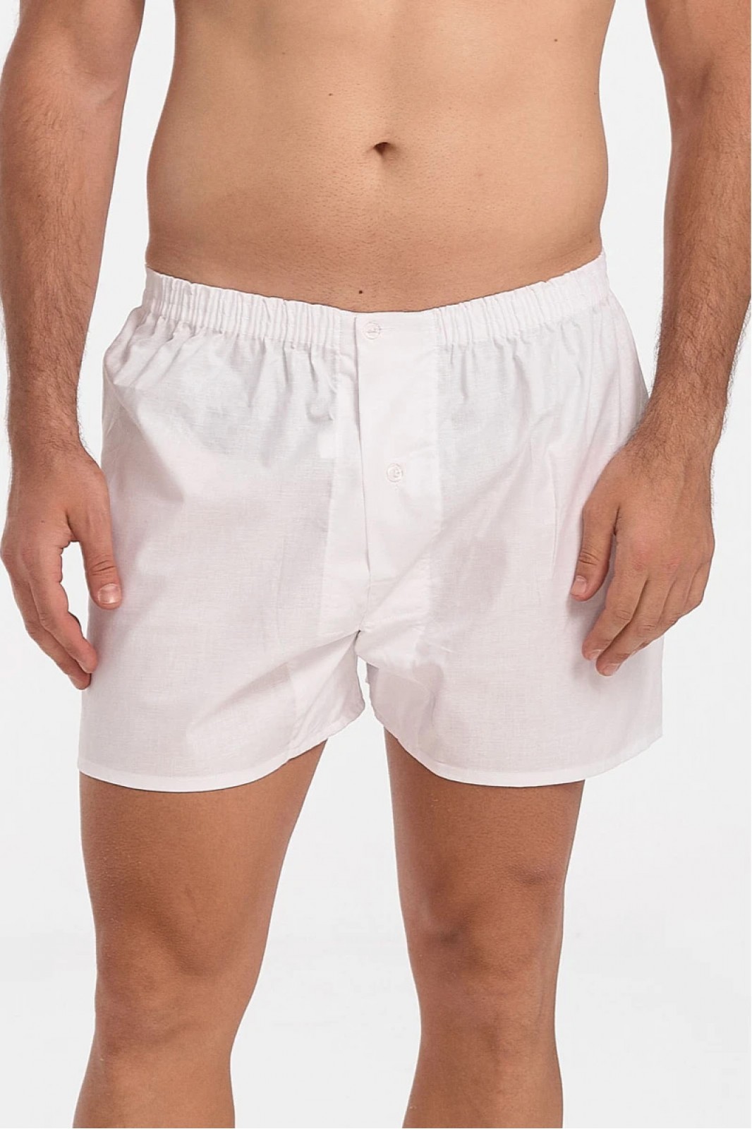 Mens Fabric Boxers MASCOT White