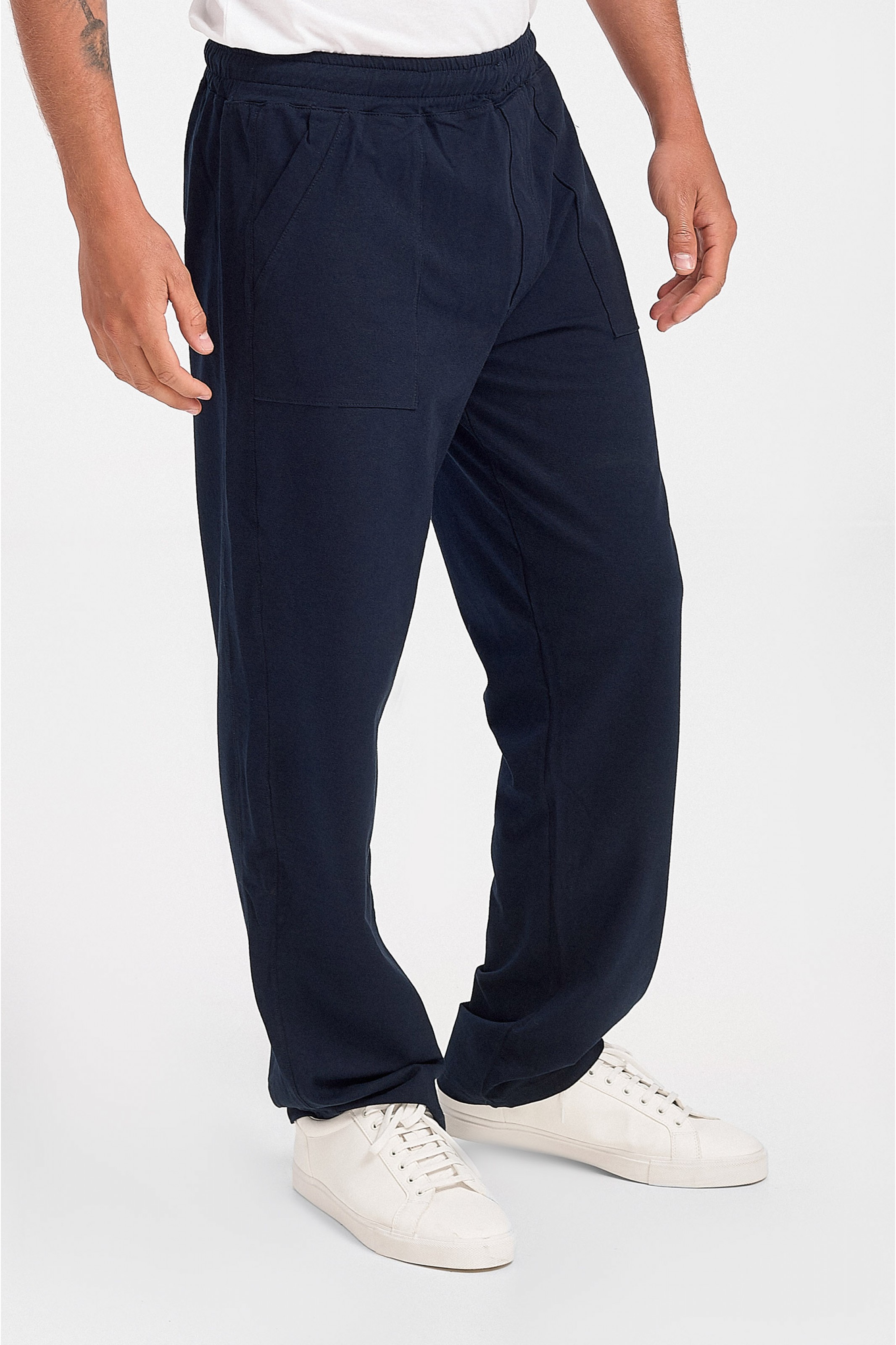 Mens Sweatpants Summer BODY MOVE Dark Blue - MoutakisWorld.com