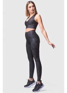 High Waist Sports Leggings Superstacy Fantasy Black