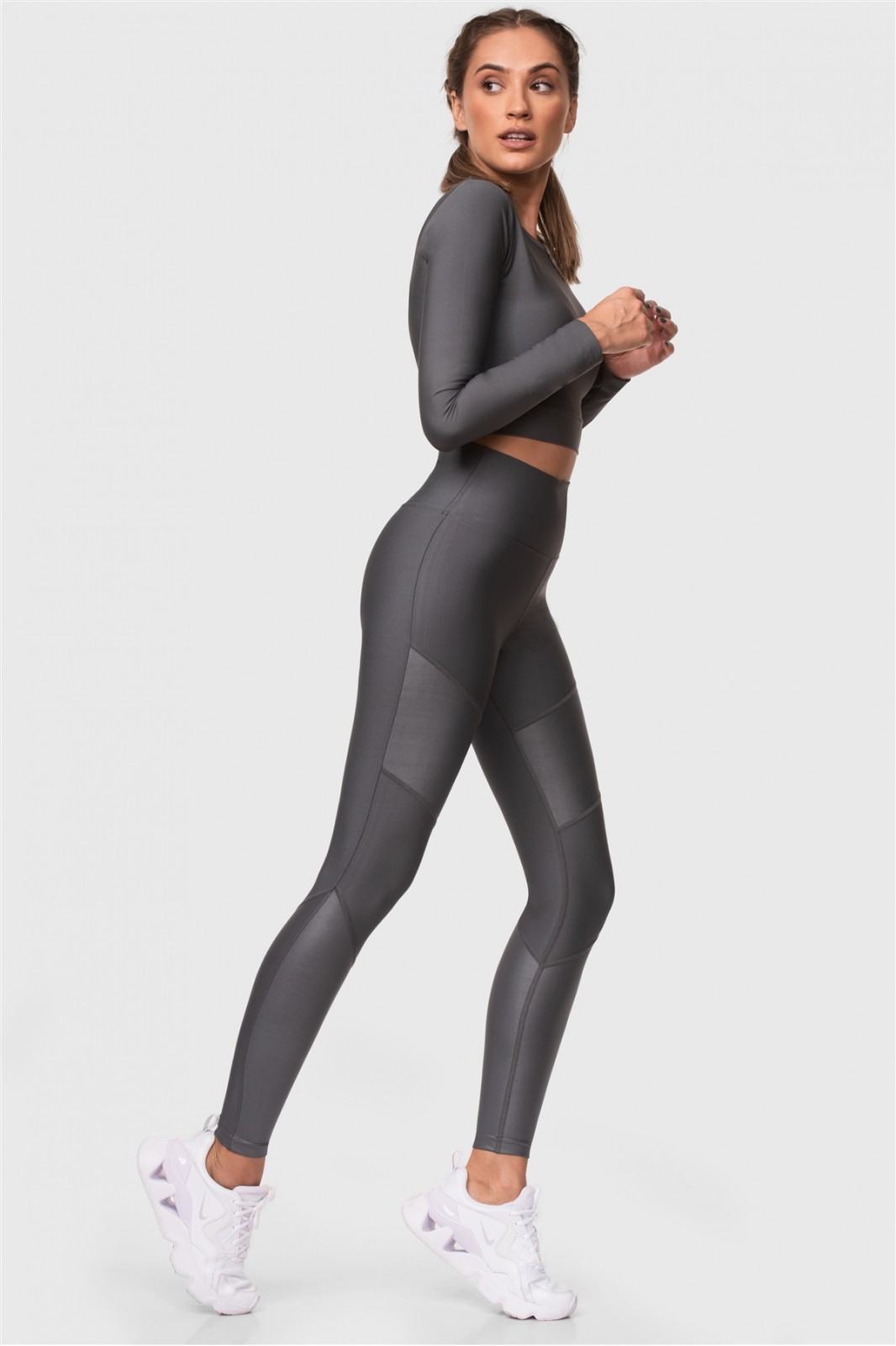 Sports leggings Superstacy Sport Tights Grey