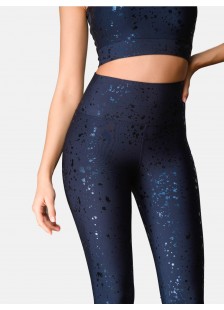 High Waist Sports Leggings Superstacy Splash Blue