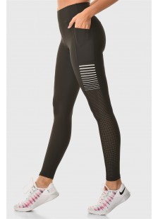 Sports leggings Superstacy BLACK COMFORT PUSH UP FIT