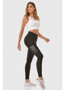 Sports leggings Superstacy BLACK COMFORT PUSH UP FIT